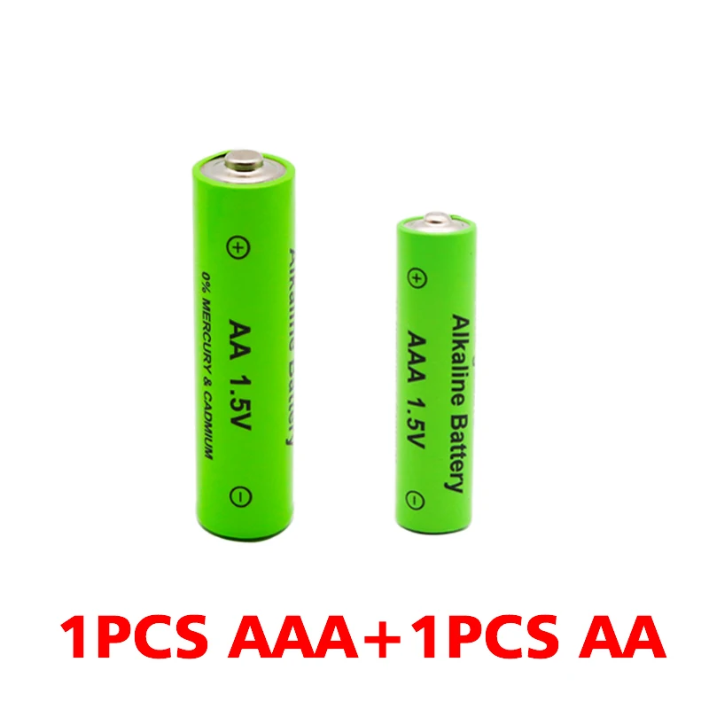 AA+ AAA, новинка, перезаряжаемая батарея AA 1,5 в, щелочная батарея AAA 2100-3000 ма/ч, фонарь, часы, mp3-плеер, сменная никель-металл-гидридная батарея - Цвет: 1AA-AAA