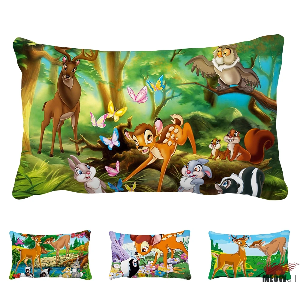 

Bambi Multi Size Rectangle Throw Pillow Case Free Shipping