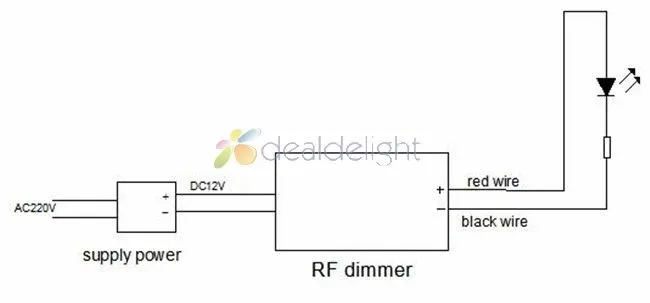 DC12V-24V 8a один Цвет led dimmer rf 3 Ключи Беспроводной пульт дистанционного управления для 5050 3528 один Цвет Светодиодные ленты свет