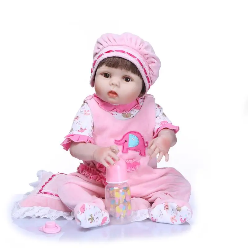 

new Princess Lucy 22in doll reborn babies silicone reborn baby dolls recien nacidos realistas bebe reborn menina 55cm toys gift