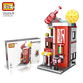 

LOZ Mini Cola Drinks Shop Store City Street Series Architecture Blocks Building Plastic Assembly Toys for Children Bricks 1622