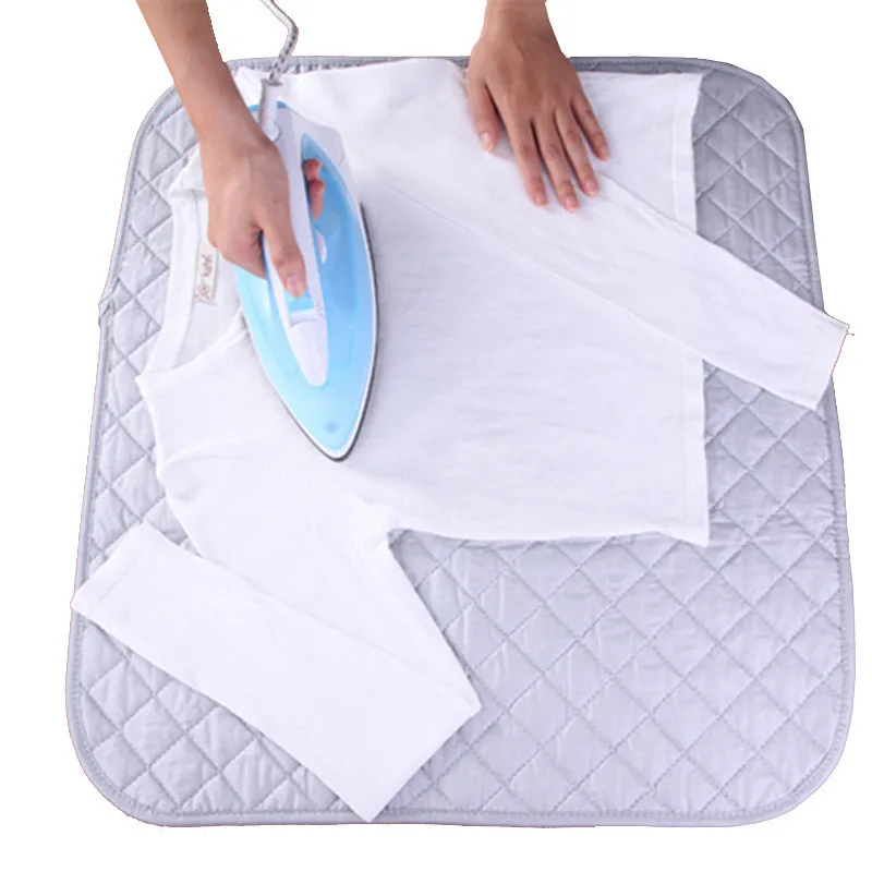 

Mini Ironing Board Cover Mat Portable Folding Household Ironing Pads 48x85/60x55cm Travel Replacement Clothes Ironing Pad