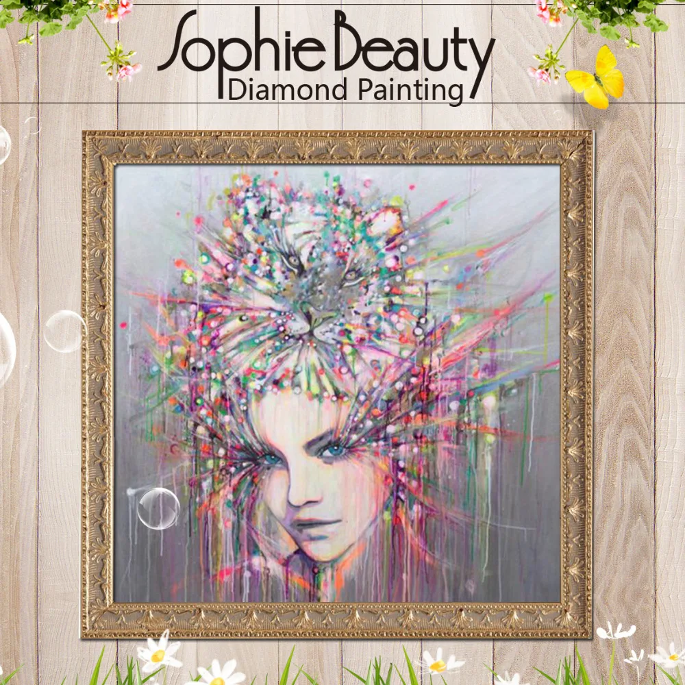 Набор для алмазной вышивки Sophie Beauty сделай сам цветная вышивка крестиком Женская