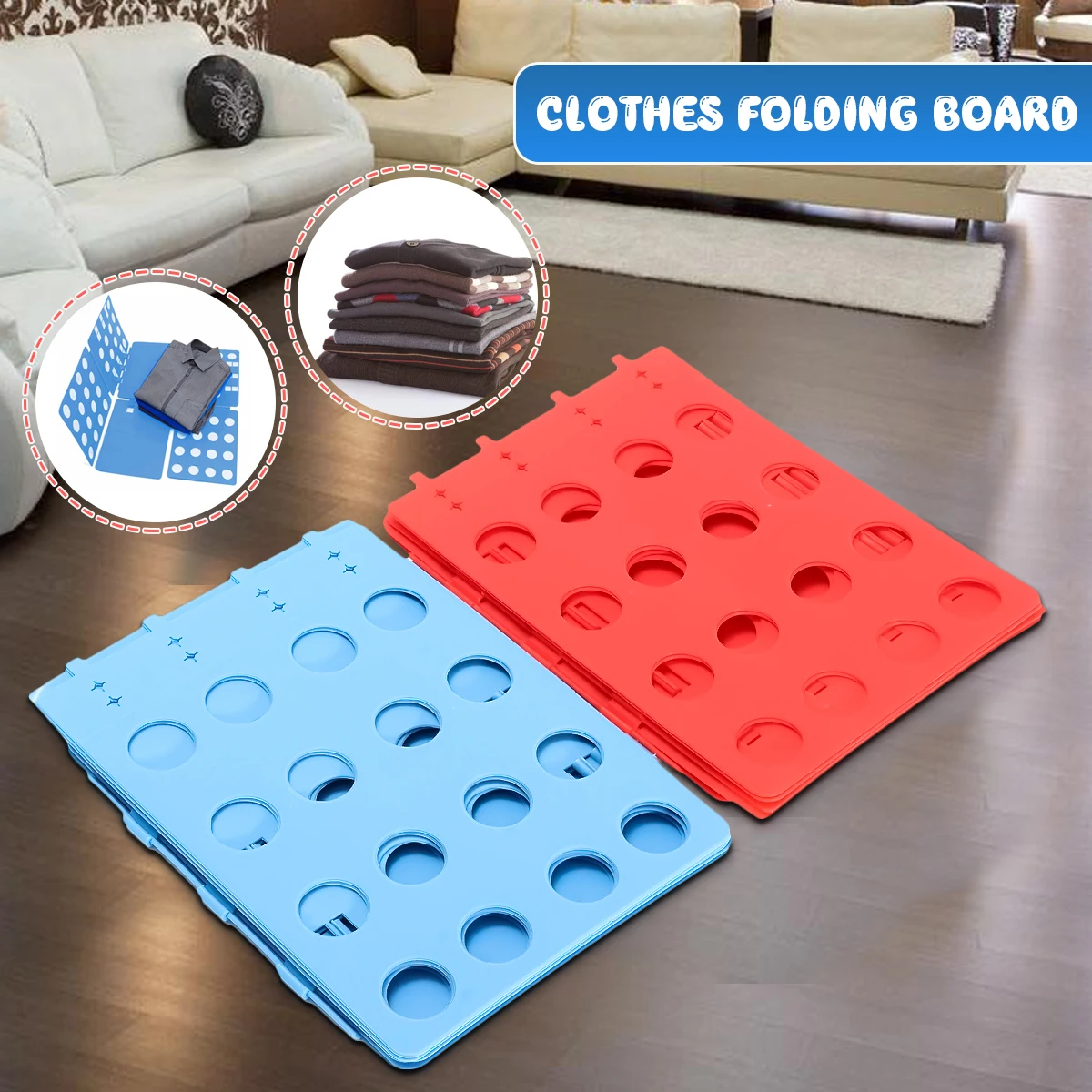 

Adult Size Clothes Folding Board Save Time Multifuncitonal Magic Fast Speed T-Shirt Clothes Easy Fold Organizer 69x56cm