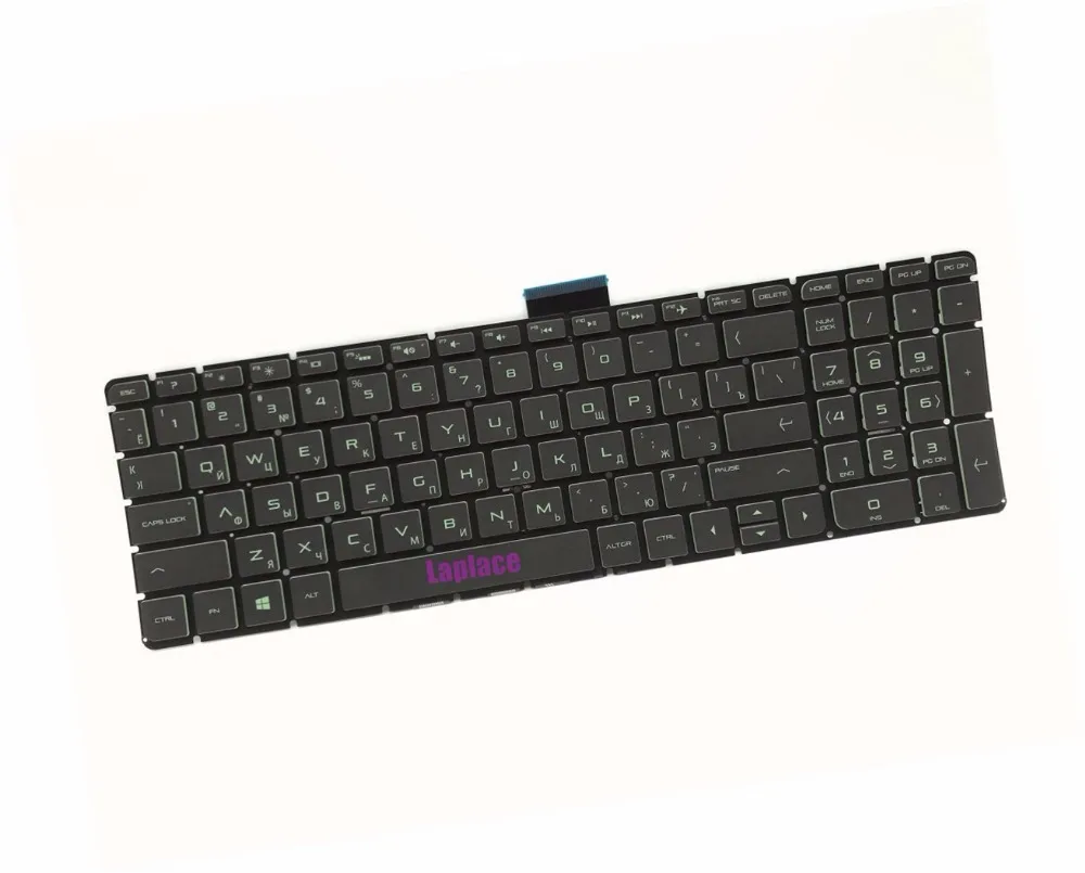 Laplace New Russian green backlit keyboard for HP Pavilion Gaming 15