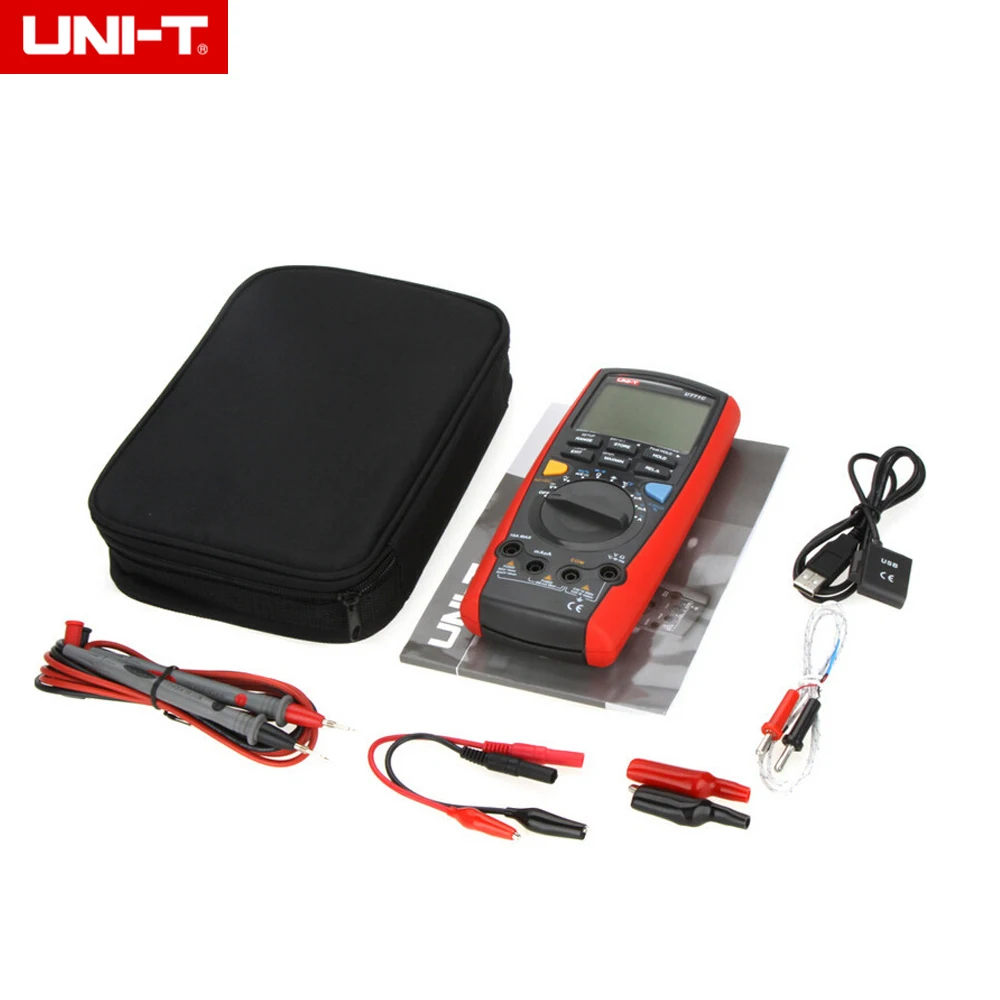 

UNI-T UT71C LCD Intelligent Digital MultiMeters True RMS 39999 4 3/4 Volt Ampere Ohm Capacitance Temp Meter backlight