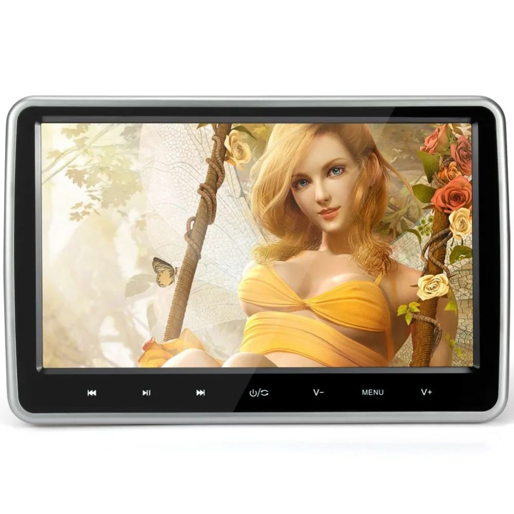 

Pumpkin 10.1''Car Headrest DVD Player HD Digital TFT Screen With HDMI Port 1024*600 Car Monitor Support Wireless Headphone Games