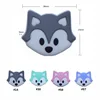 BOBO.BOX 1pc Silicone Teether Animal Silicone Teething Toy Pendant Christmas Nursing Gifts Silicone Beads  Rodents Baby Teether 3