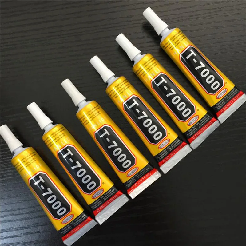 

1pc 15ml T7000 Black Glue Mobile Phone Frame Screen Repair Paste Drill New Epoxy Resin Glue Black Liquid Glue Super Sealant