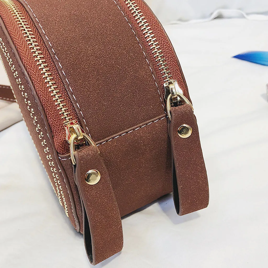 Crossbody Bag For Women Shoulder Bags Casual Leather Round Handbag Messenger Bags For Girls Spring New#YL15