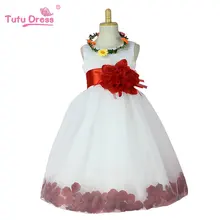 Vente chaude Fleur Fille Robes Pour Mariages Élégante Robe 2-12 Âge Designer Fleur Fille Robes Pour Enfants