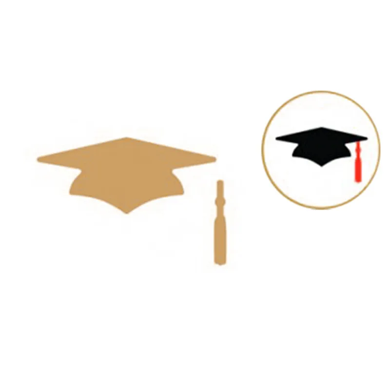 

DiyArts Cuts Graduate Hats Metal Cutting Dies for Scrapbooking Card Album Embossing Crafts Diecut Stencil New Template