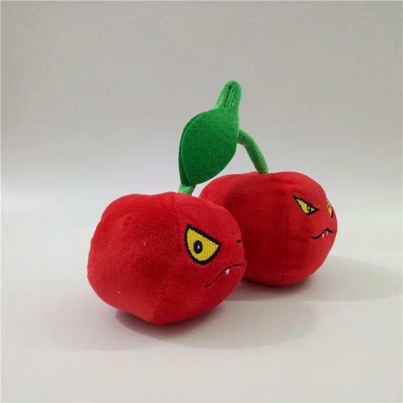 Хлопковое милое растение против зомби серия завод двойные вишневые бомбы плюшевые игрушки куклы