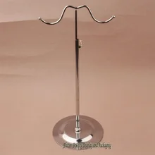 EMS 5 шт./лот металла сумка, Витрина Сумка витринный стеллаж Поддержка держатель крюка держатель из нержавеющей стали регулируемая 23 см в ширину