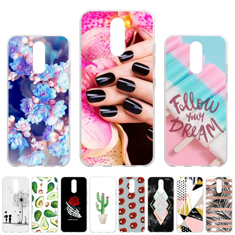 

TAOYUNXI Soft TPU Case For LG K40 Cases Silicone Bumper For LG K12 Plus LG K12+ Covers Flower Animal Fundas Bumper Coque Capa