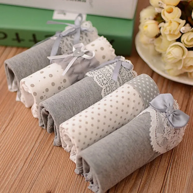 Купить 5 ШТ. Женские трусики трусики подарочная коробка комбинация ...