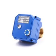 Dn15 dn20 dn25 с подкладкой Латунь Автоматический двигатель электрический водяной обычно nc шаровой клапан