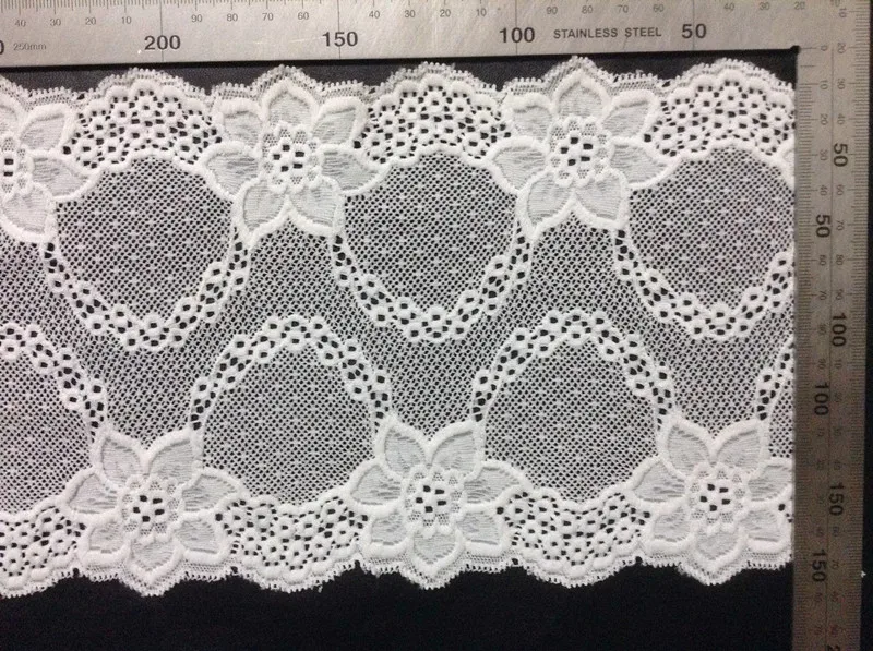 

15.5cm hot selling symmetrical jacquard flora motif edge lace trim,JC0826E