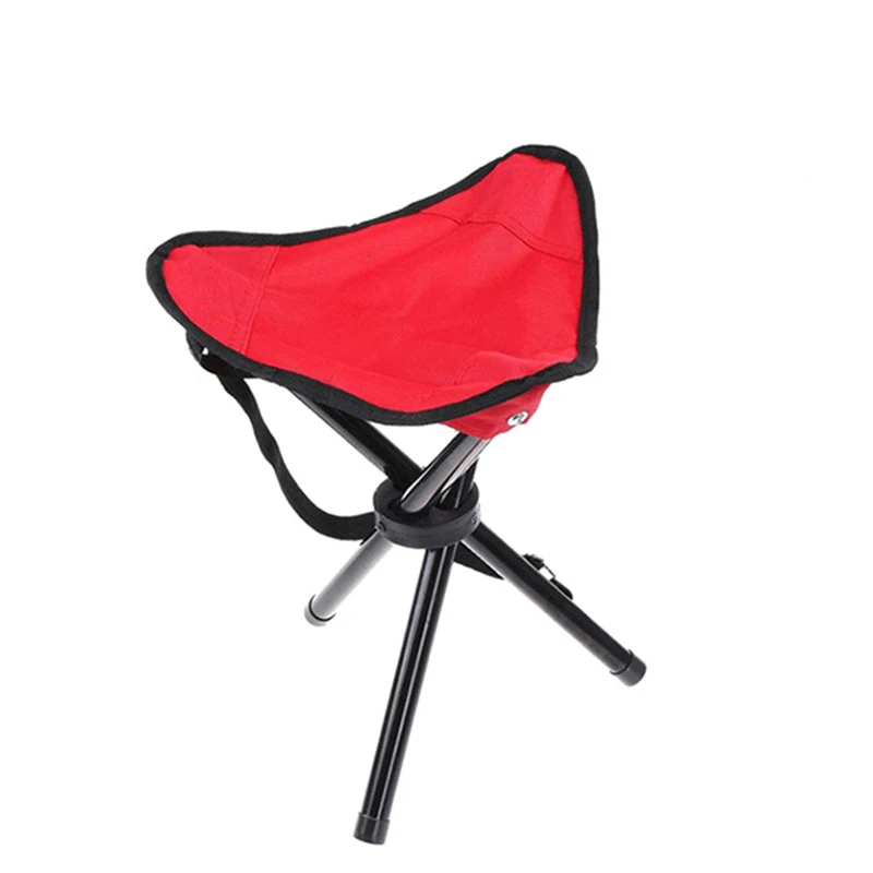 

Red Outdoor Chair Camping Stools Portable Foldable Fishing Picnic Beach Chairs Home Use High Quality H193-1