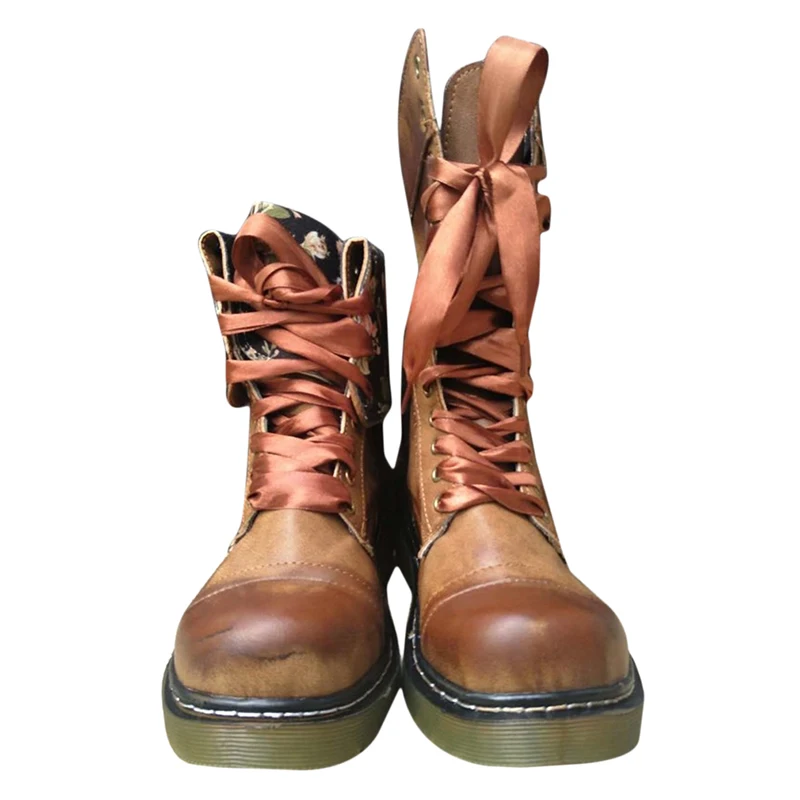 DIJIGIRLS/кожаные сапоги; женские высокие сапоги на шнуровке; сезон осень-зима; Botas; большие размеры 35-43; zapatos de mujer