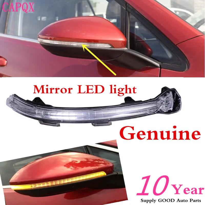 

CAPQX Right & Left Genuine Original Rearview Mirror LED Turn Signal Light Lamp 5GD 949 102 For VW Golf 7 MK7 2014 2015 2016