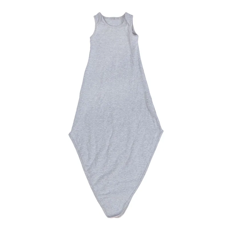 Kaiya Angel/Ночная рубашка для малышей одежда для сна без рукавов для младенцев однотонный галстук для сна Одежда для мальчиков и девочек от 0 до 24 месяцев