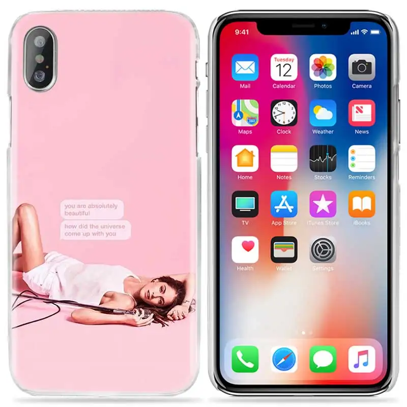 Чехол Martina Stoessel Violetta Girl для iPhone XS Max XR X 10 7S 8 6 6S Plus 5S SE 5 4S 4 5C Прозрачный жесткий чехол для телефона из поликарбоната - Цвет: 02