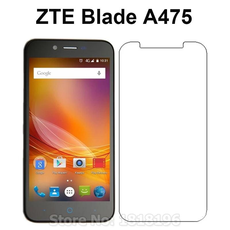 

ZTE Blade A475 Tempered Glass 9H Smartphone Screen Protector LCD Film For ZTE Blade A475 A 475 / ZTE Blade L4 Pro 5.0"Case Glass