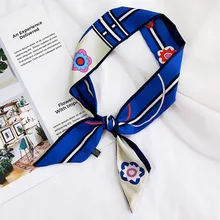 19 Colors Hundred Changes Kerchief Printed Letters Striped Skinny Scarf Women Neckerchief Scarves Handle Bag Ribbons Headbands 19 Colors Hundred Changes Kerchief Printed Letters Striped Skinny Scarf Women Neckerchief Scarves Handle Bag Ribbons Headbands