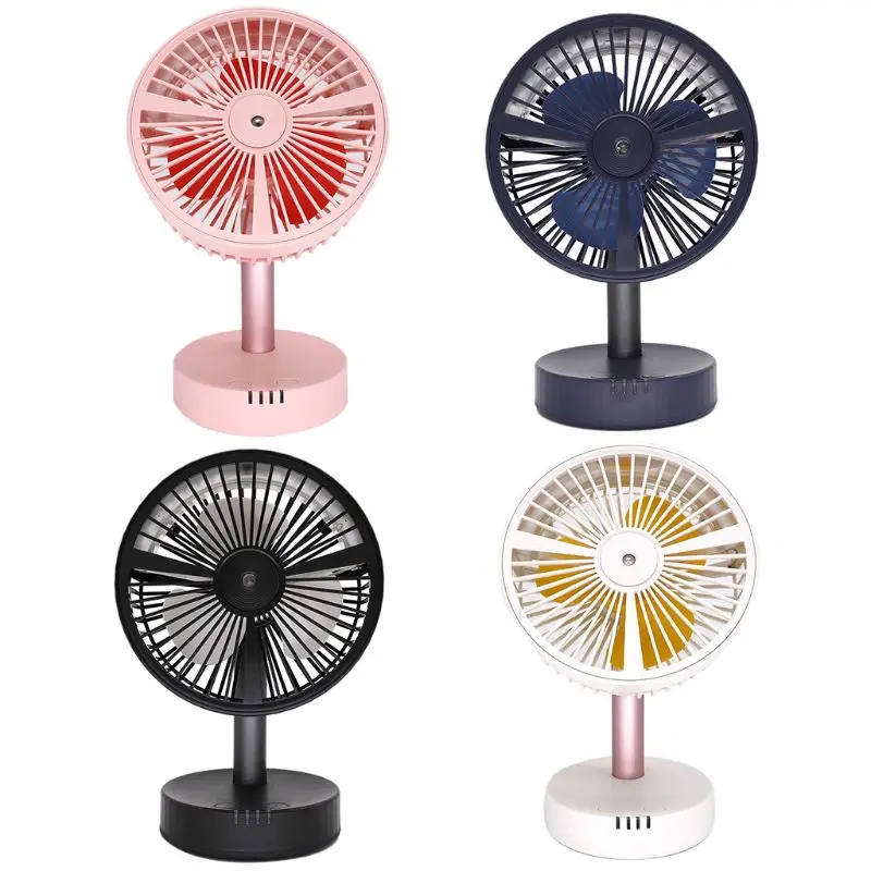 Mini Portable USB Air Cooling Fan Adjustable Quiet Misting Fan Spray Cooler for Home Office Outdoor Student Dormitory Use Suppli