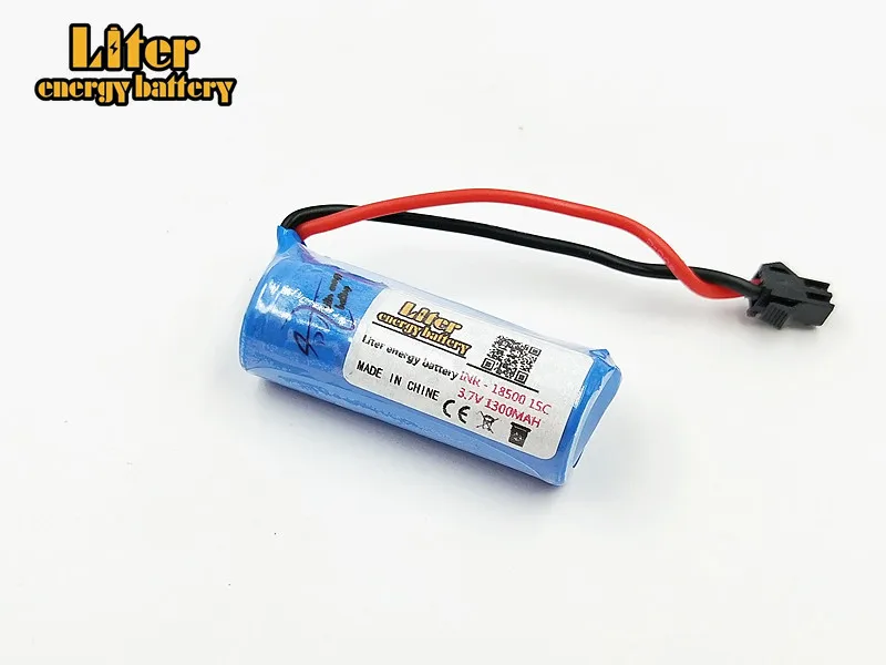 3.7V 1300mAh Remote control airplane remote control helicopter wholesale cylindrical lithium batteries Lipo lithium 18500 SM