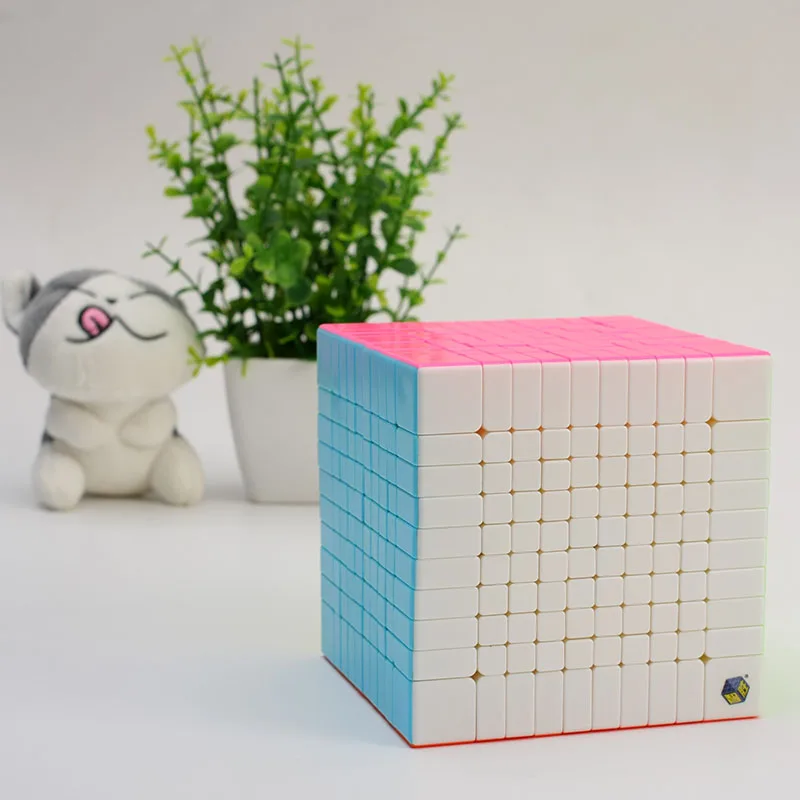 Yuxin Huanglong 10x10x10 куб Zhisheng скоростной куб головоломка твист Весна Cubo Magico Обучающие Развивающие игрушки Прямая поставка