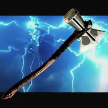 New Vintage Thor Hammer Movie The Avengers 3 Thor Hammer Cosplay PVC Action figure Toy 73cm 29cm thor s hammer toys new avengers super heroes thor hammer cosplay toy plastic hammer action figures for kids christmas gifts