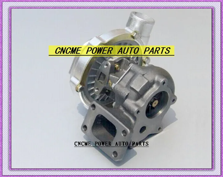 TURBO T3 T4 T3T4 TO4E 5 bolt AR .63 comp AR .50 no wastegate water cooled Turbocharger For Universal Cars 170-155kW- (1)
