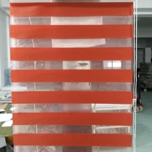 Рулонные шторы Зебра полиэстер полупрозрачные рулонные шторы в красном цвете на заказ оконные шторы для гостиной 30 цветов