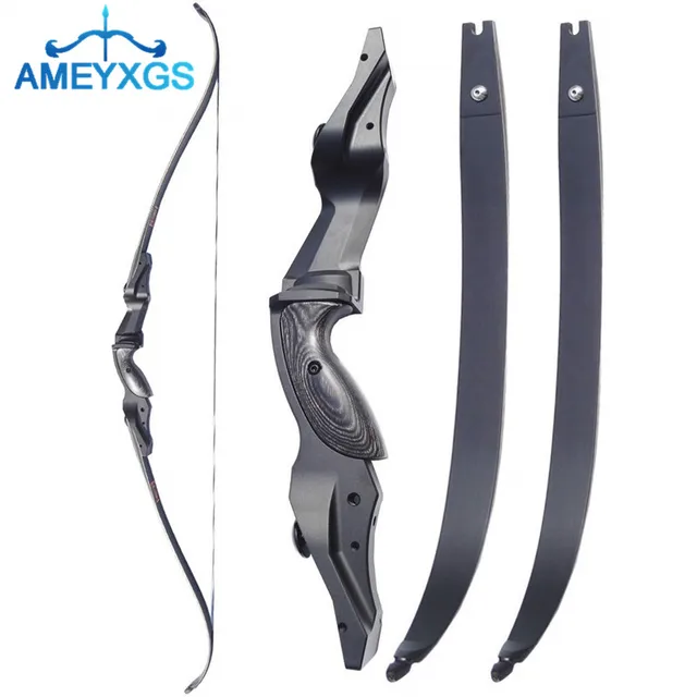 US $354.96 60Lbs Archery Recurve Takedown Longbow Right Hand Handle 190FPS Outdoor Shooting