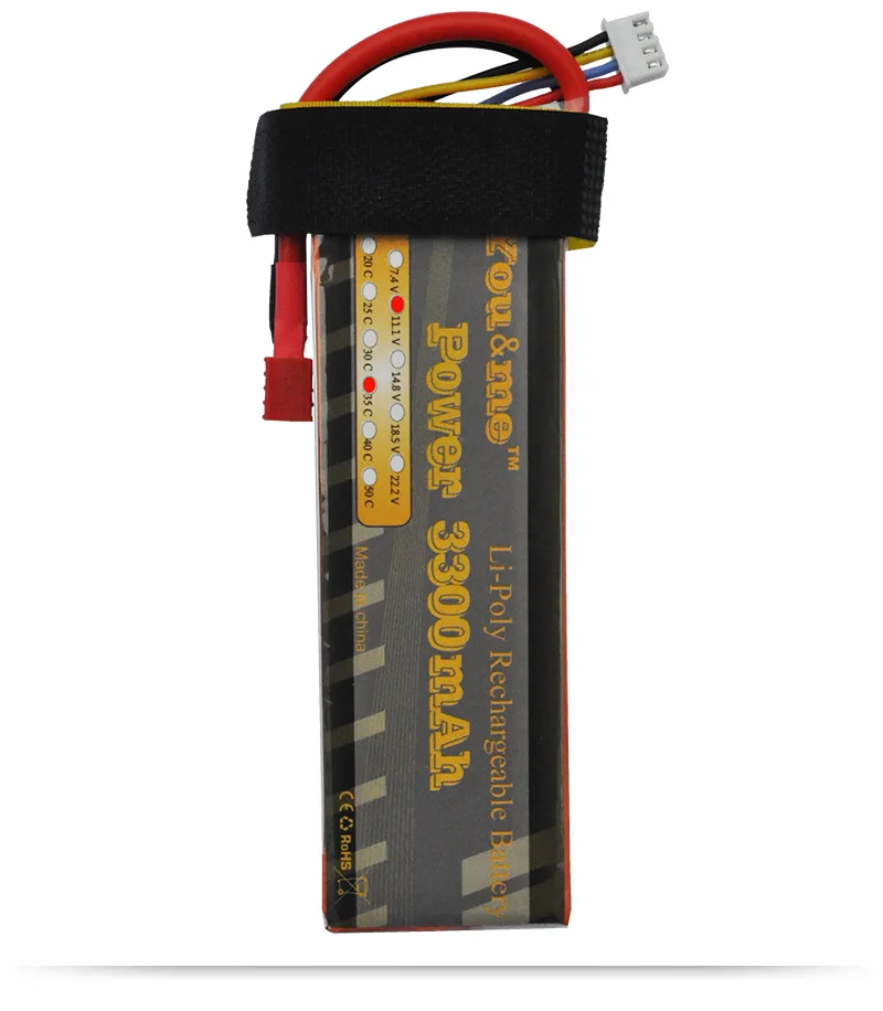 You me Lipo Battery 3300MAH 11 1V 35C 70C for font b RC b font Airplane