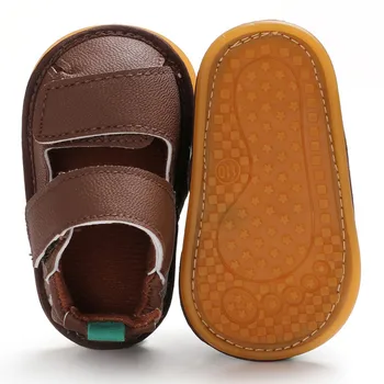 

Baby Sandals Cute Boys and Girls Summer sandals Nonslip Toddler Shoes Cut-Outs baby PU Leather sandals