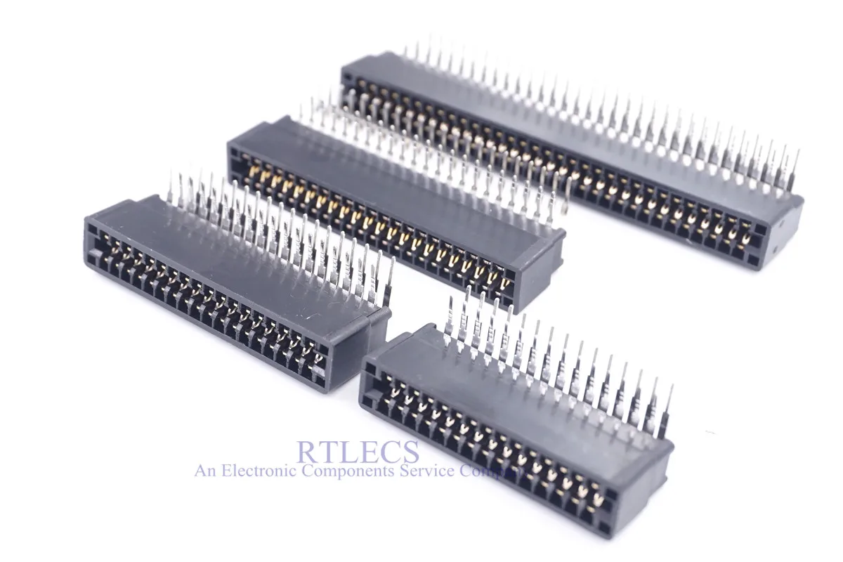 5 шт. разъем для кромки 2 54 мм Шаг 8 10 12 14 16 20 22 24 26 30 36 44 50 60 62 64 72 Pin PCB Gold Finger Socket под