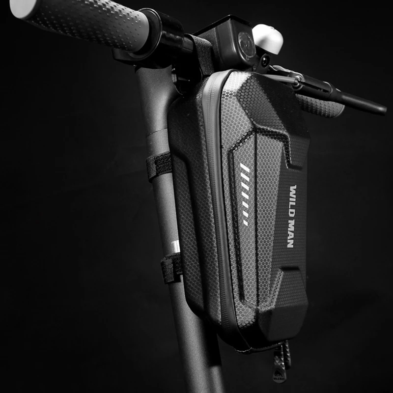 Hard Bag Case Balance Car Rainproof Rubberized Waterproof Zipper Large Electric Scooter Bicycle Front Practical