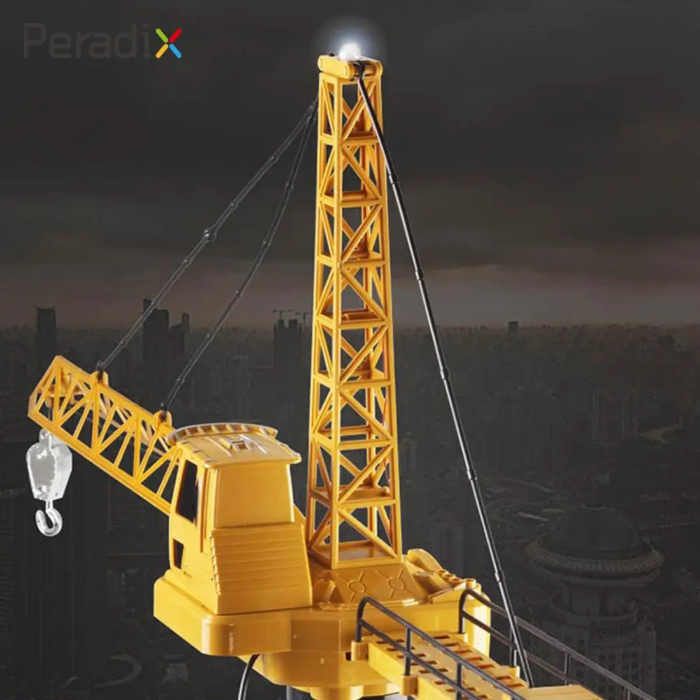 

Tower Crane Environmental Engineering Crane Toy Yellow Collection Crane Toy Realistic Exercise 1 Set