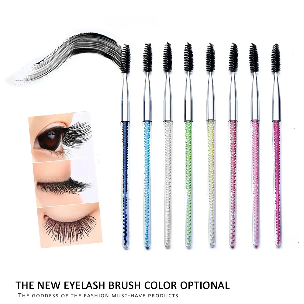 

1 PCS Makeup Cosmetic Tools High Quality Crystal Eyelashes Brush Mascara Wands Applicator Spoolers 19APRI9