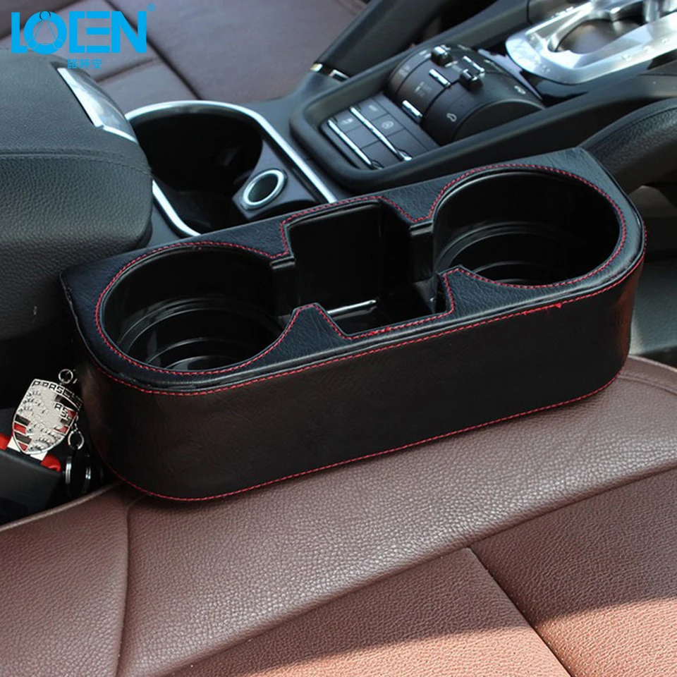 Car Seat Gap Pocket Catcher Organizer Leak Proof Storage Box For Audi