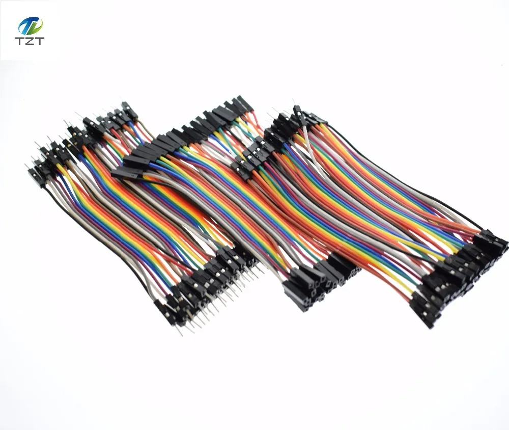 

Dupont Line 120pcs 10cm Male to Male + Female to Male and Female to Female Jumper Wire Dupont Cable for GREATZT
