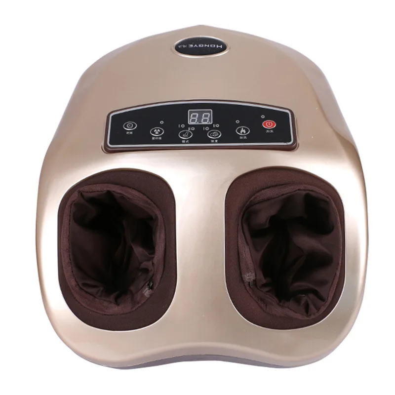 Electric Shiatsu Foot Massager Kneading Air Pressure Massage Foot Machine & Heating Therapy Health Care Feet Relaxation