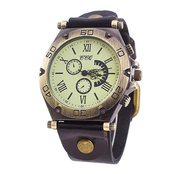 CCQ Роскошные брендовые винтажные кожаные часы для мужчин и женщин наручные часы женская одежда кварцевые часы мужские часы Relogio Masculino Felojes Saat