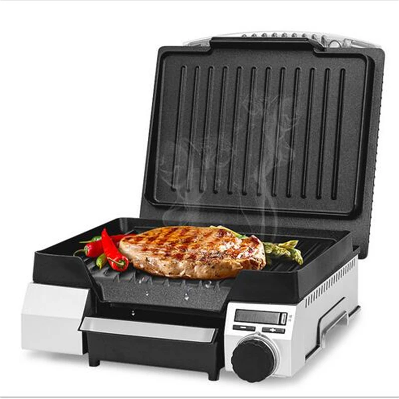 

Electric Smokeless Non-Stick Oven Skillet Baking Steak Machine Sandwich Beef Barbecue Meat Fryer Toaster For Commercial or Home