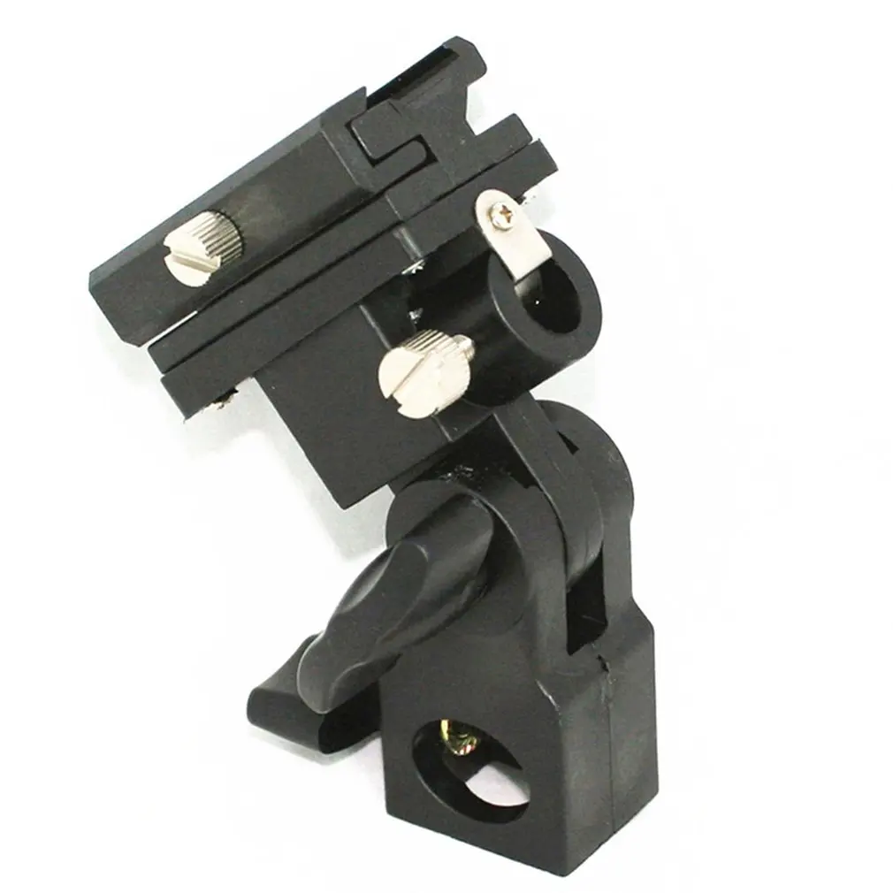 

Swivel Flash Hot Shoe Umbrella Holder Light Bracket Stand Mount Adapter For Studio Light Type B