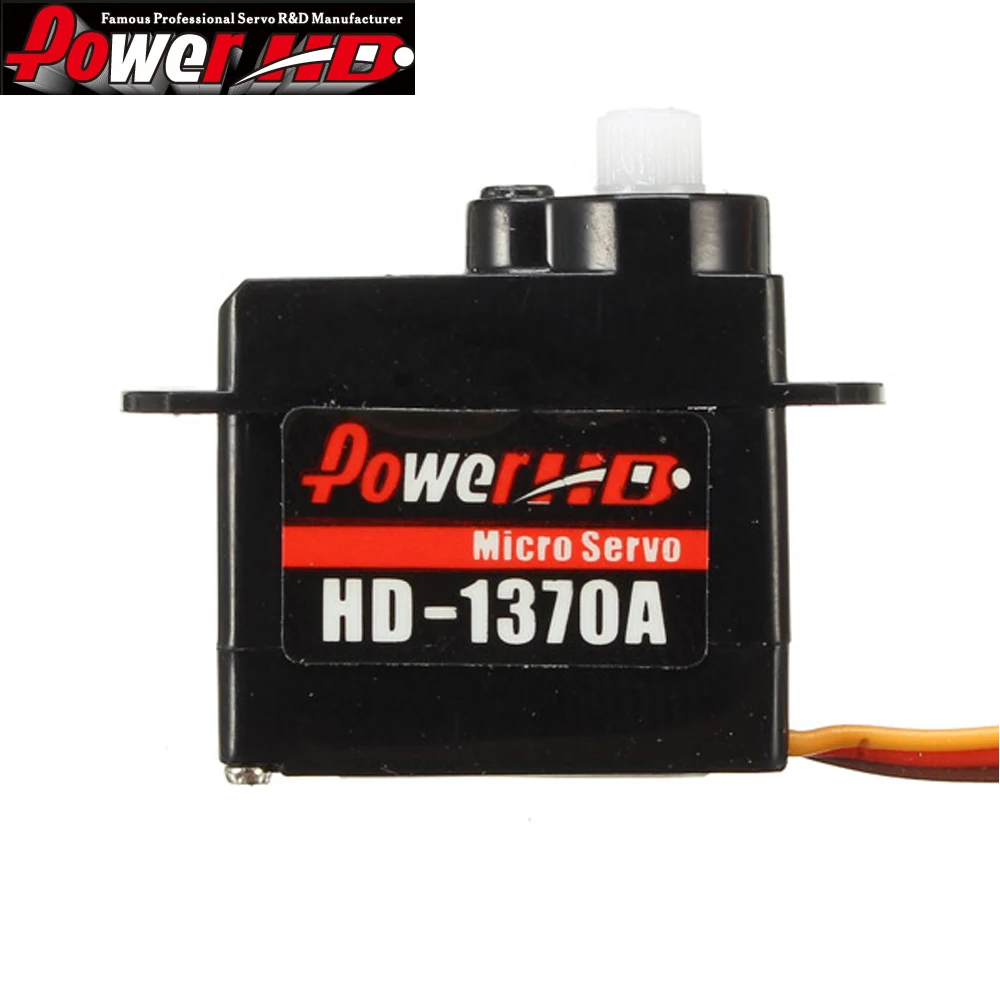 

FATJAY Power HD HD-1370A 0.6KG 3.7g micro servo for RC airplane F3P