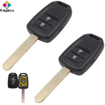 

KEYECU Pair Replacement Remote Car Key - 2/ 3/ 3+1/ 4 Buttons & 433MHz & ID47 Chip - FOB for Honda Accord Civic Fit MLBHLIK6-1T